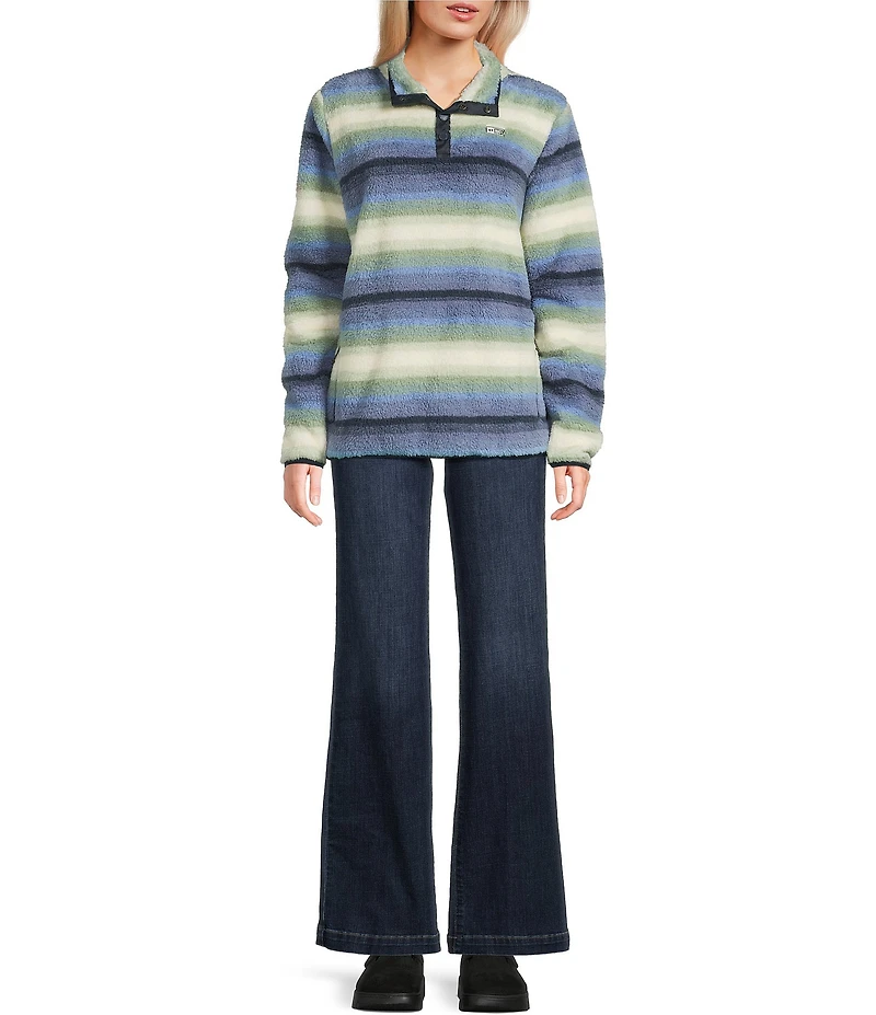 Salty Crew Calm Seas Long Sleeve Striped Pullover