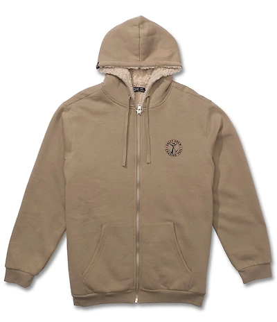 Salty Crew Coastal Long-Sleeve Fleece Hooded Jacket