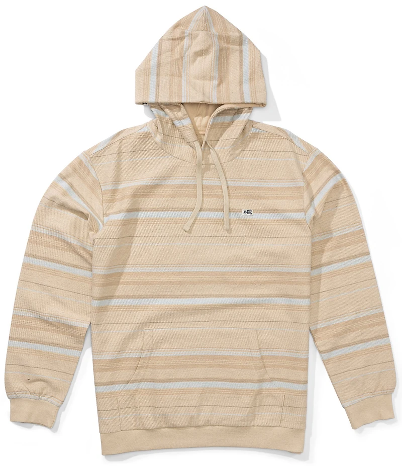 Salty Crew Crewser Long Sleeve Striped French Terry Fleece Hoodie