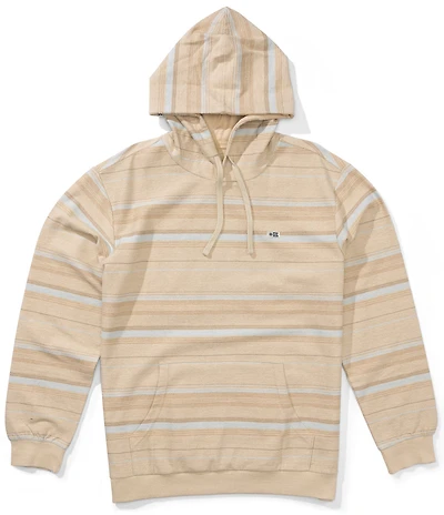 Salty Crew Crewser Long Sleeve Striped French Terry Fleece Hoodie