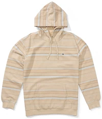 Salty Crew Crewser Long Sleeve Striped French Terry Fleece Hoodie