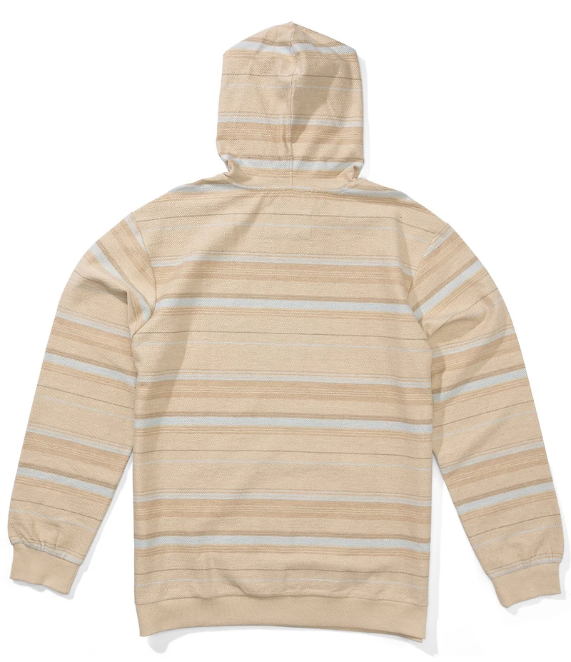 Salty Crew Crewser Long Sleeve Striped French Terry Fleece Hoodie