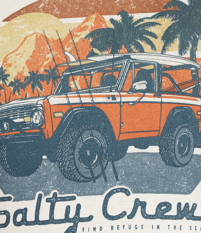 Salty Crew Drive To The Sea Raglan Sleeve T-Shirt