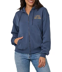 Salty Crew First Place Long Sleeve Fleece Hooded Jacket