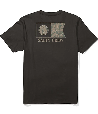Salty Crew Flagship Camo Graphic Short Sleeve T-Shirt