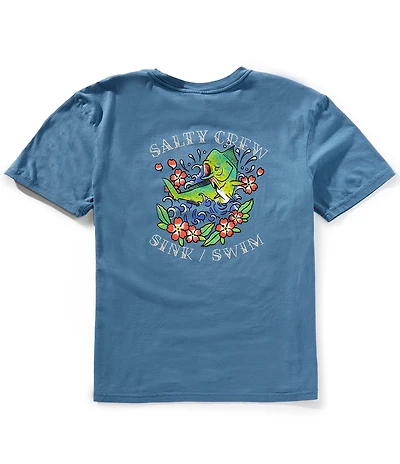 Salty Crew Hopper Vintage Short Sleeve Graphic T-Shirt