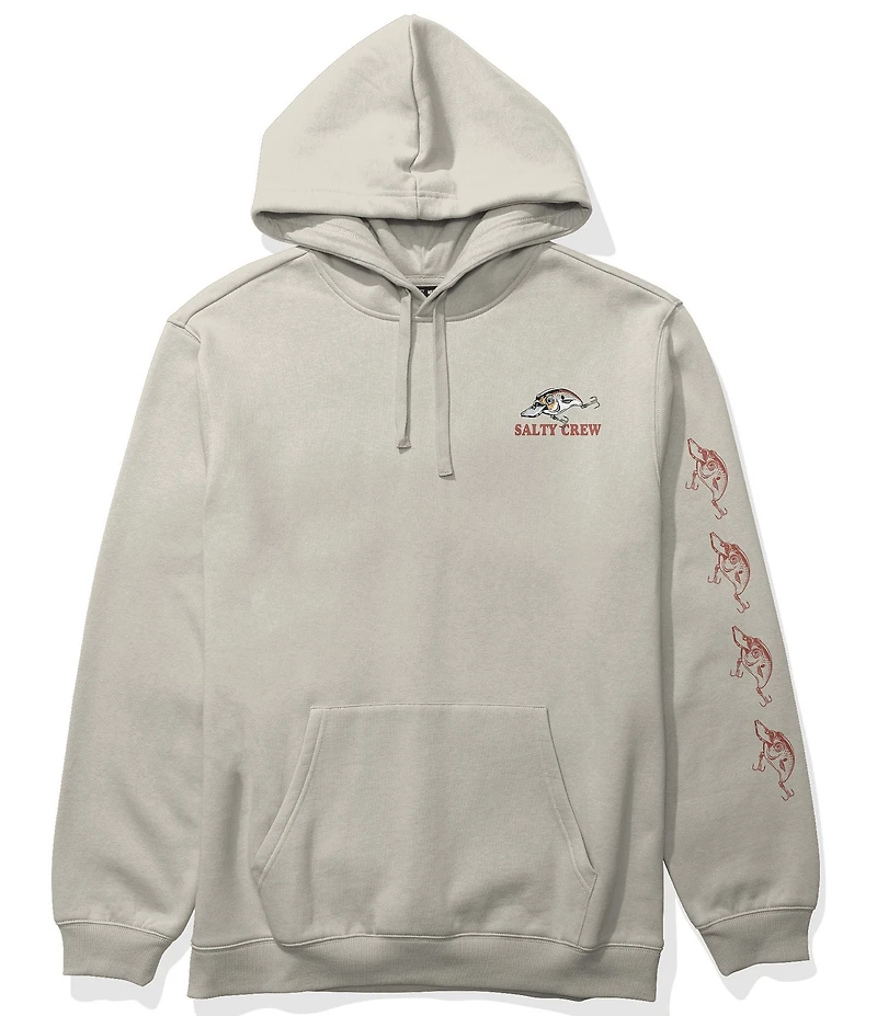 Salty Crew Long Sleeve Cast Life Po Fleece Pullover