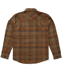 Salty Crew Long Sleeve Fathom Yarn Dyed Plaid Tech Flannel Woven Shirt