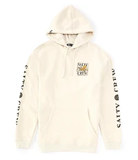 Salty Crew Long Sleeve Ink Slinger Fleece Graphic Hoodie
