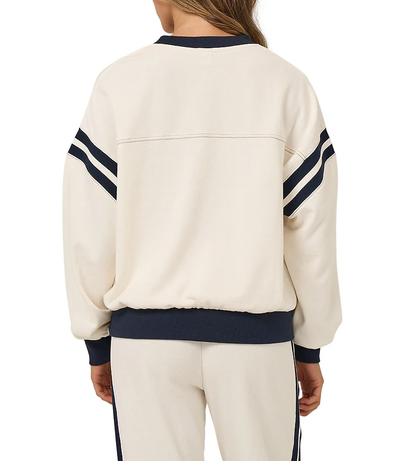 Salty Crew Long Sleeve Maritime Crew Pullover