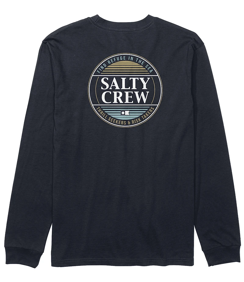 Salty Crew Long Sleeve Simple Fade T-Shirt
