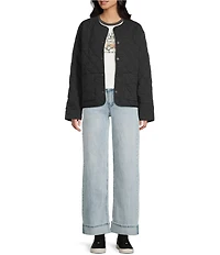 Salty Crew Long Sleeve Vintage Twill Camp Jacket