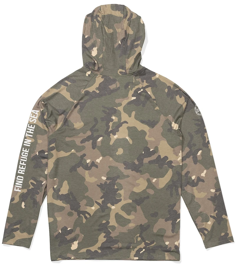 Salty Crew Mariner Lite UV Camouflage Printed Hoodie