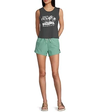 Salty Crew Outside Sleeveless Cropped Tank Top