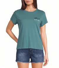 Salty Crew Overlay Modern Cap Sleeve T-Shirt