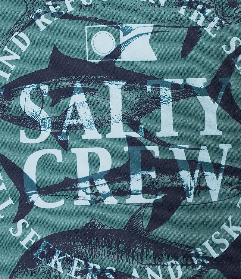 Salty Crew Overlay Modern Cap Sleeve T-Shirt