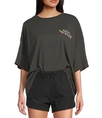 Salty Crew Oversized Hopper Cover Up Short Sleeve Graphic T-Shirt
