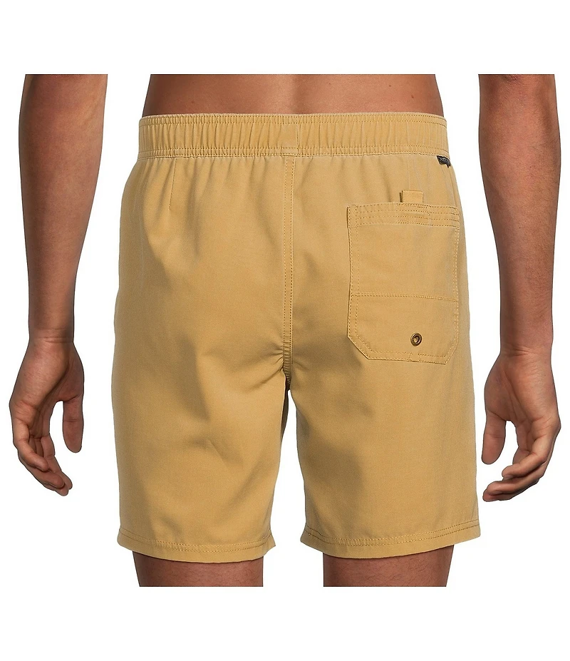 Salty Crew Seadog 17#double; Outseam Swim Trunks