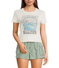 Salty Crew Short Sleeve Fitted Baby Tee