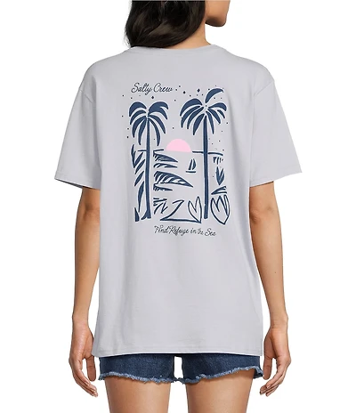 Salty Crew Short Sleeve Geo Palm Boyfriend Tee