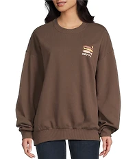 Salty Crew Small Bite Long Sleeve Fleece Sweatshirt