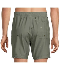 Salty Crew Small Kine 17#double; Outseam Swim Trunks