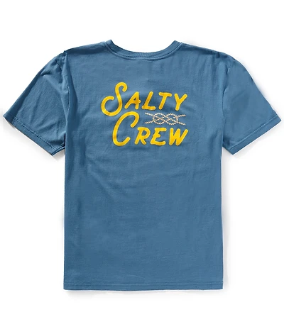 Salty Crew Splice Vintage Short Sleeve Pocket Graphic T-Shirt