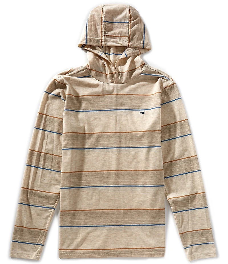 Salty Crew Stacked Up UV Long Sleeve Striped Hoodie