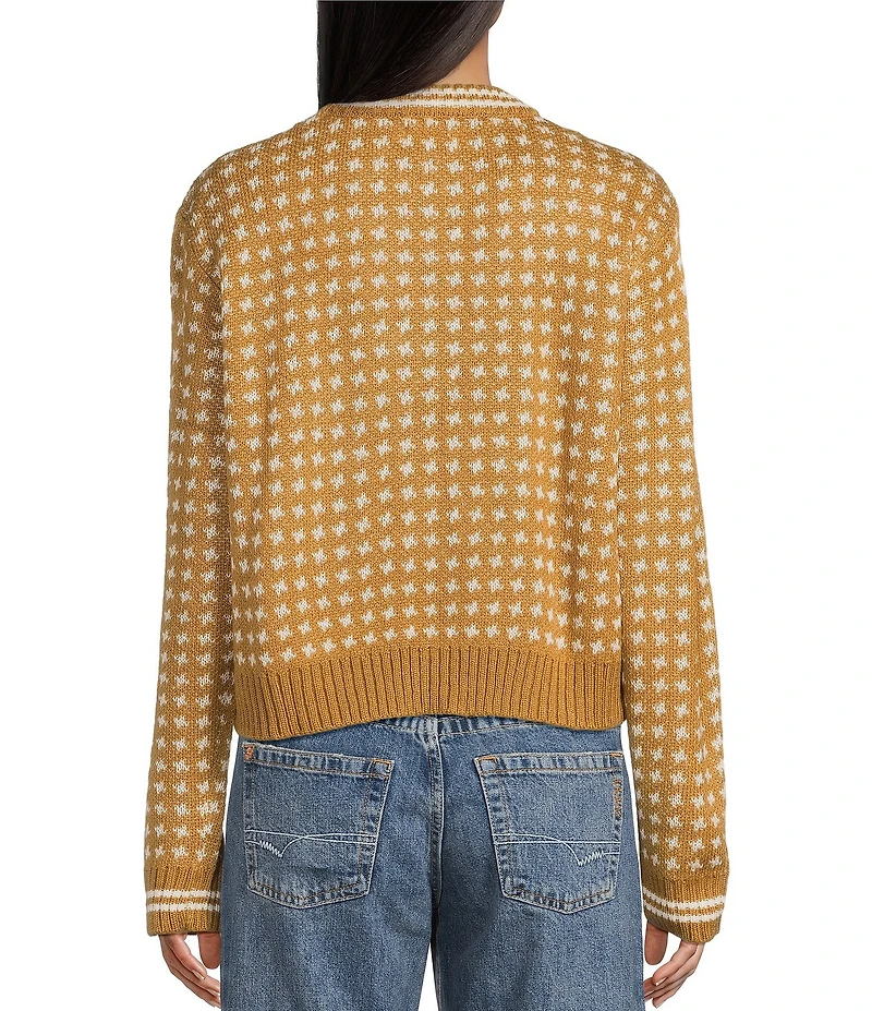 Salty Crew Starlight Long Sleeve Jacquard Sweater