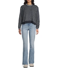 Salty Crew Starlight Long Sleeve Jacquard Sweater