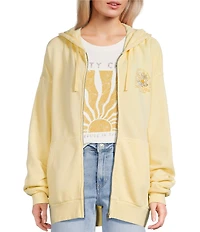 Salty Crew Surf Club Long Sleeve Zip Front Hoodie