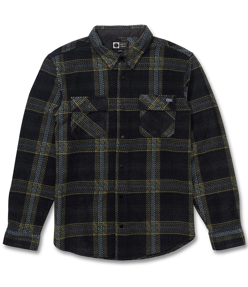 Salty Crew Swellter Long Sleeve Polar Fleece Shacket