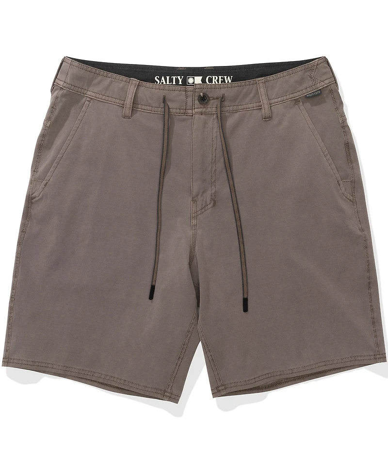Salty Crew Transom Overdye Performance 19#double; Outseam Shorts