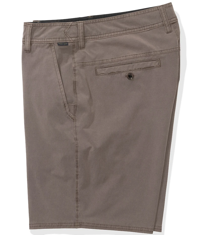 Salty Crew Transom Overdye Performance 19#double; Outseam Shorts
