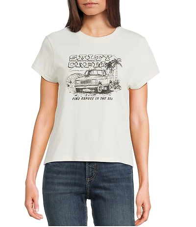 Salty Crew Truck Stop Graphic Short Sleeve Modern T-Shirt