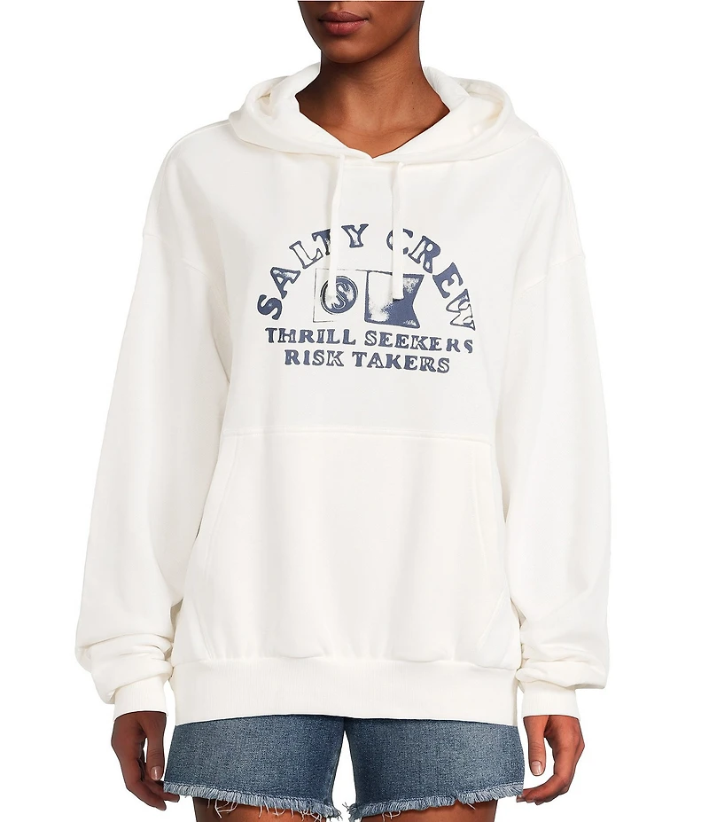 Salty Crew Water World Long Sleeve Fleece Hoodie