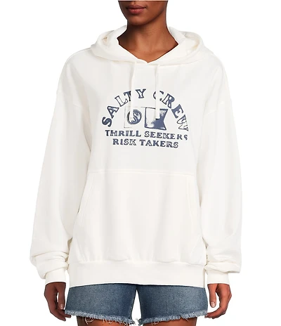 Salty Crew Water World Long Sleeve Fleece Hoodie