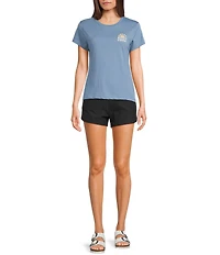 Salty Crew West Bound Cap Sleeve Modern T-Shirt