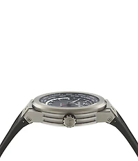 Salvatore Ferragamo Men's F-80 GMT Black Silicone Strap Watch