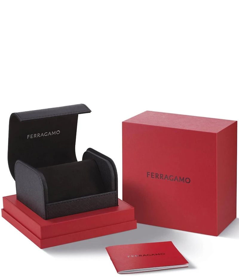 Salvatore Ferragamo Men's F-80 GMT Blue Strap Watch