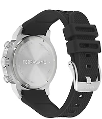 Salvatore Ferragamo Men's Ferragamo Sport Chronograph Silicone Strap Watch