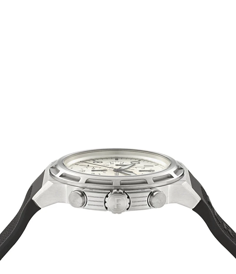 Salvatore Ferragamo Men's Ferragamo Sport Chronograph Silicone Strap Watch