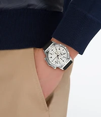 Salvatore Ferragamo Men's Ferragamo Sport Chronograph Silicone Strap Watch