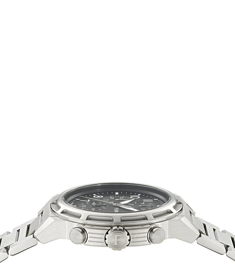 Salvatore Ferragamo Men's Ferragamo Sport Chronograph Stainless Steel Bracelet Watch