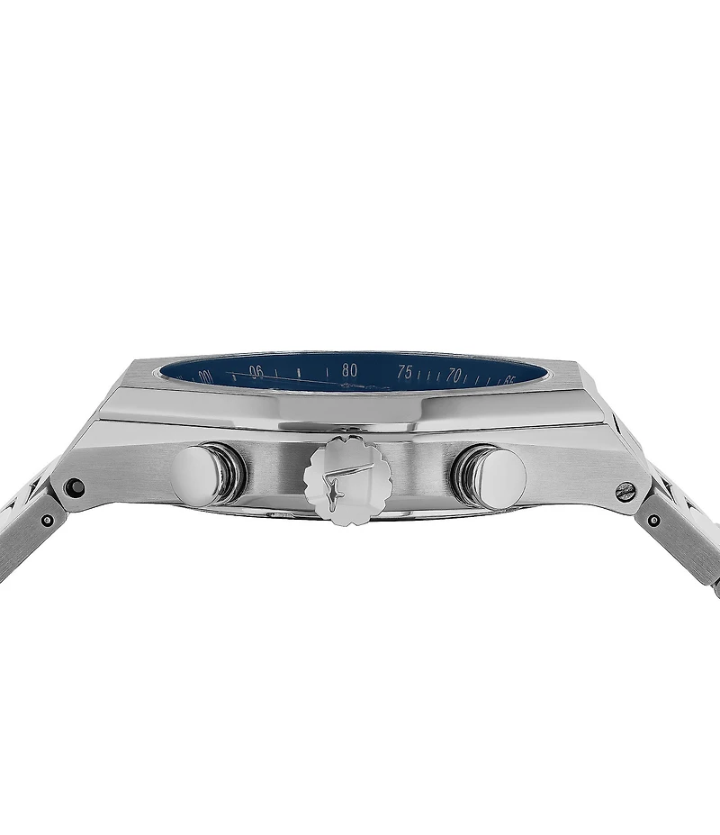Salvatore Ferragamo Men's Ferragamo Tonneu Chronograph Stainless Steel Bracelet Watch