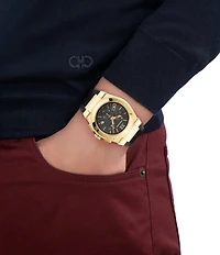 Salvatore Ferragamo Men's Vega Chrono Black Silicone Strap Watch