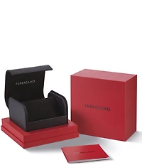 Salvatore Ferragamo Men's Vega Chrono Black Silicone Strap Watch