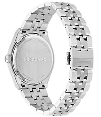 Salvatore Ferragamo Men's Vega New Quartz Analog Stainless Steel Bracelet Watch