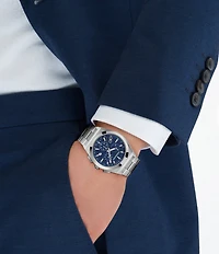 Salvatore Ferragamo Men's Vega Upper East Chronograph Stainless Steel Bracelet Watch