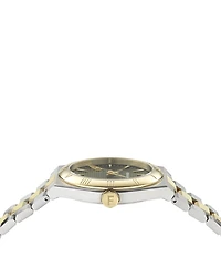 Salvatore Ferragamo Men's Vega Upper East Quartz Analog Two Tone Stainless Steel Bracelet Watch